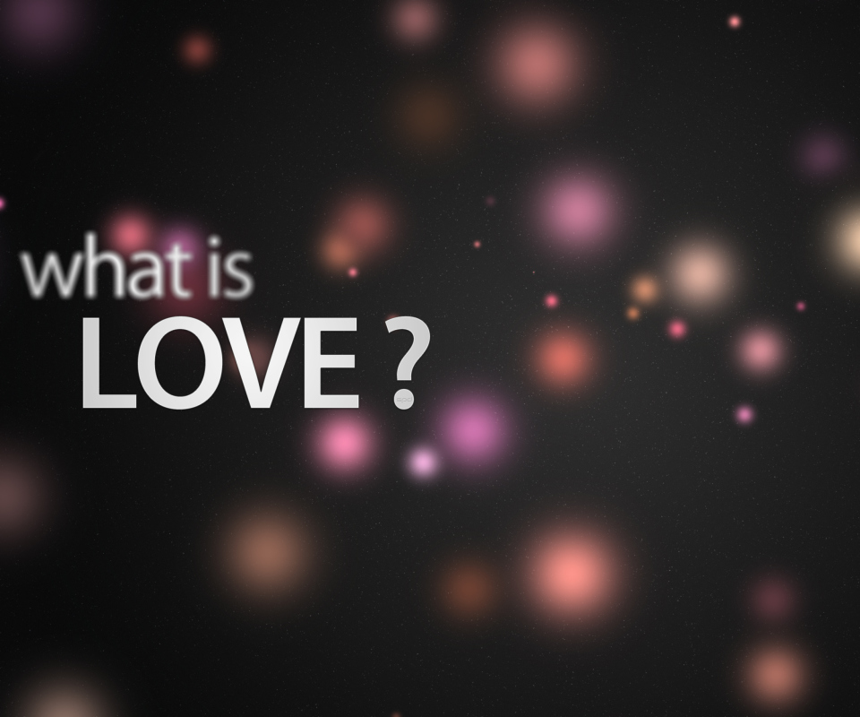 Das What Is Love? Wallpaper 960x800