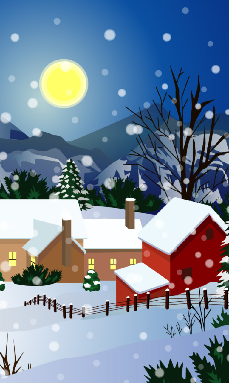 Fondo de pantalla Christmas Wallpaper 768x1280