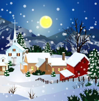 Christmas Wallpaper - Obrázkek zdarma pro iPad mini 2