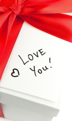 Das I Love You Gift Wallpaper 240x400