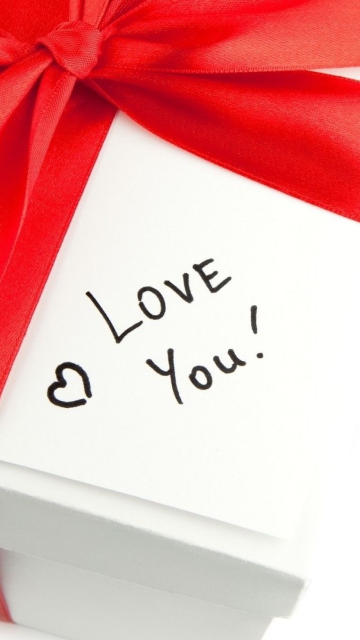 Sfondi I Love You Gift 360x640