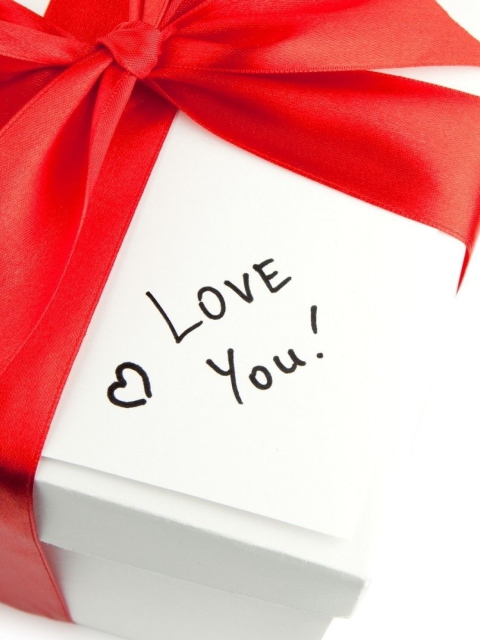 Fondo de pantalla I Love You Gift 480x640