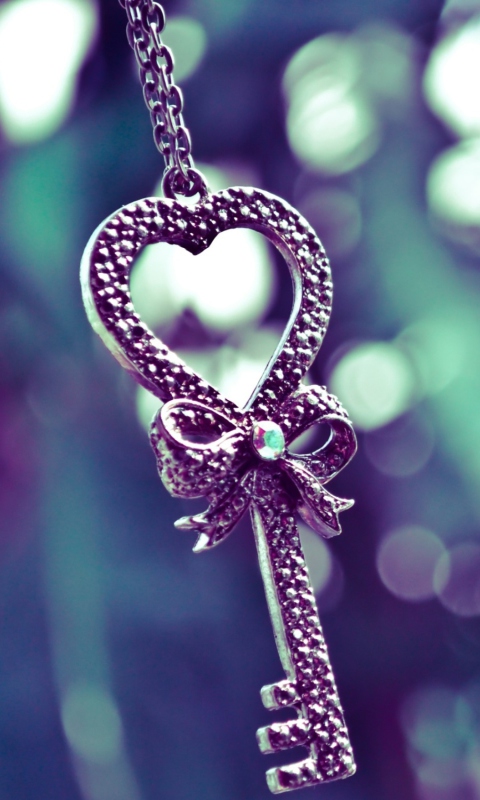 Das Key To My Heart Wallpaper 480x800