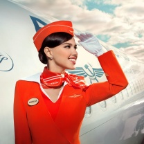 Sfondi Russian girl stewardess 208x208