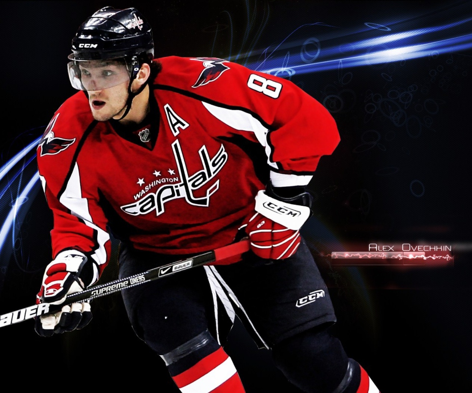 Fondo de pantalla Alexander Ovechkin - Ice Hockey Player 960x800