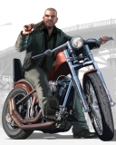 Das Grand Theft Auto 4 - GTA 4 Wallpaper 128x160