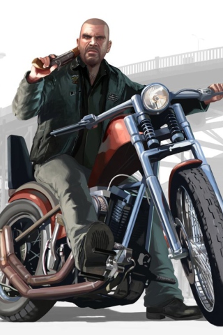 Das Grand Theft Auto 4 - GTA 4 Wallpaper 320x480