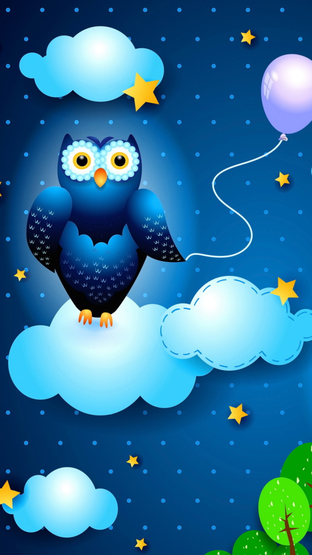 Das Night Owl Wallpaper 640x1136