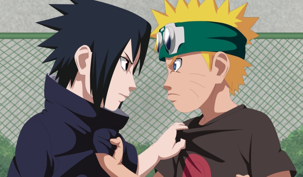 Das Naruto Vs Sasuke Figth Wallpaper 1024x600