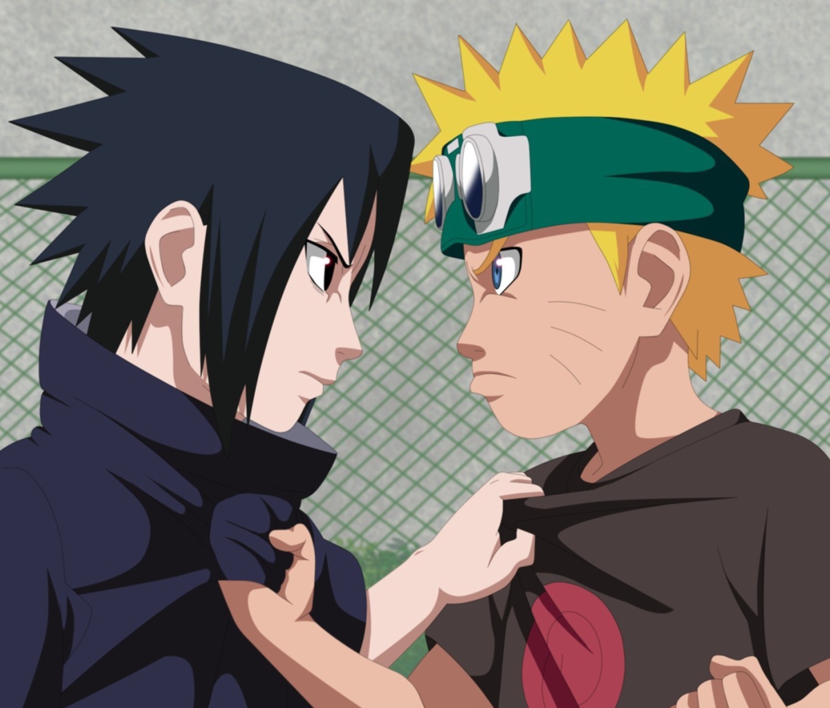 Screenshot №1 pro téma Naruto Vs Sasuke Figth 1200x1024