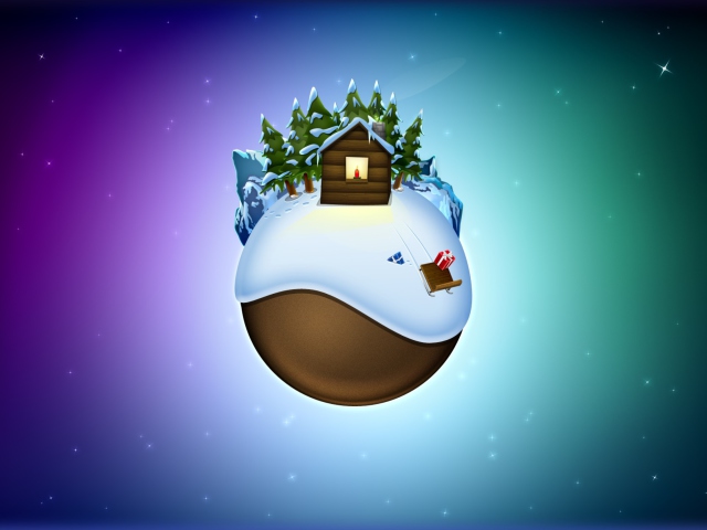 Fondo de pantalla Christmas On Earth 640x480