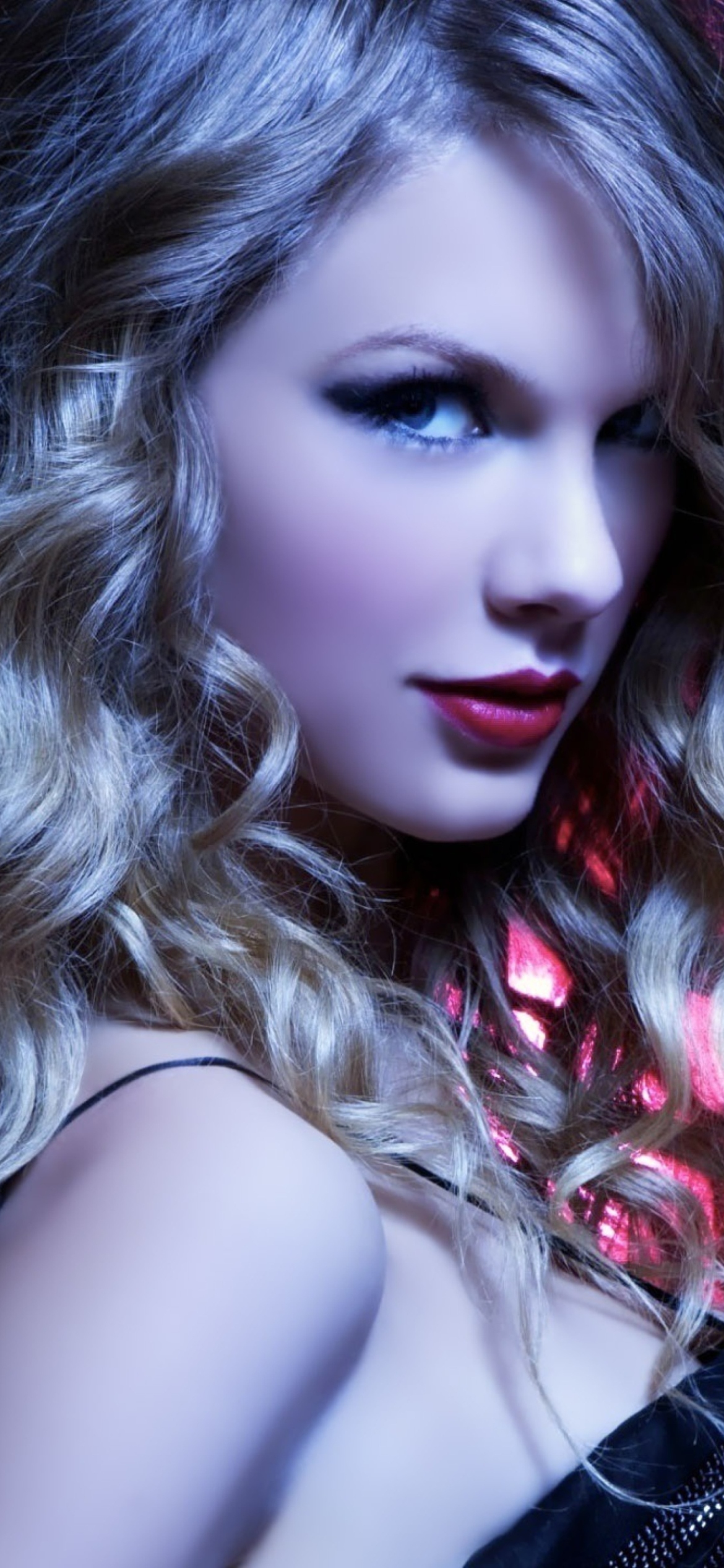 Fondo de pantalla Taylor Swift Curly 1170x2532