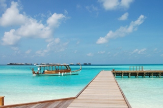 Bahamas White Beach sfondi gratuiti per Samsung Galaxy Note 4