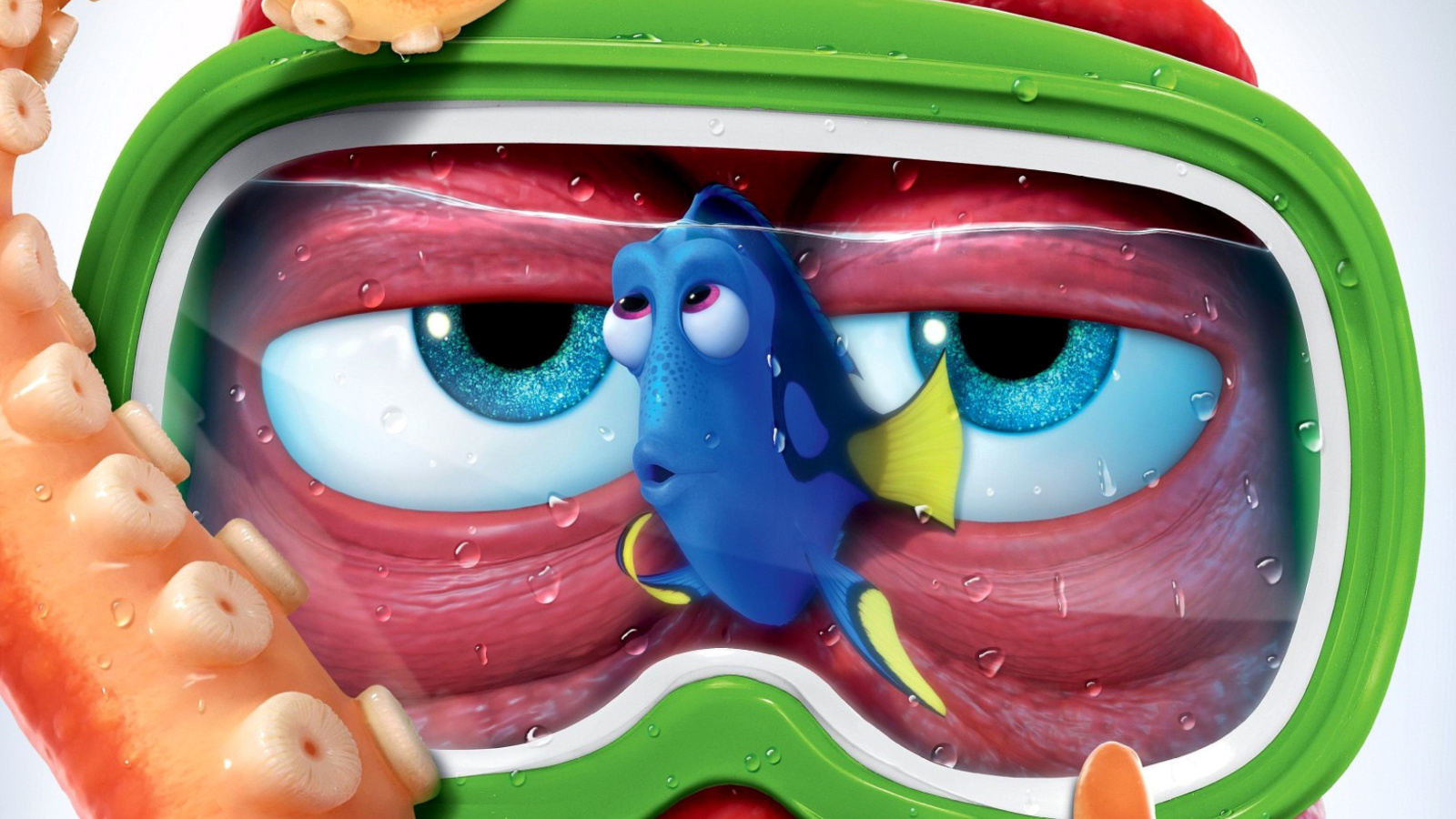Fondo de pantalla Finding Dory 3D Film and Nemo Fish 1600x900
