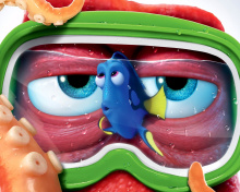 Das Finding Dory 3D Film and Nemo Fish Wallpaper 220x176