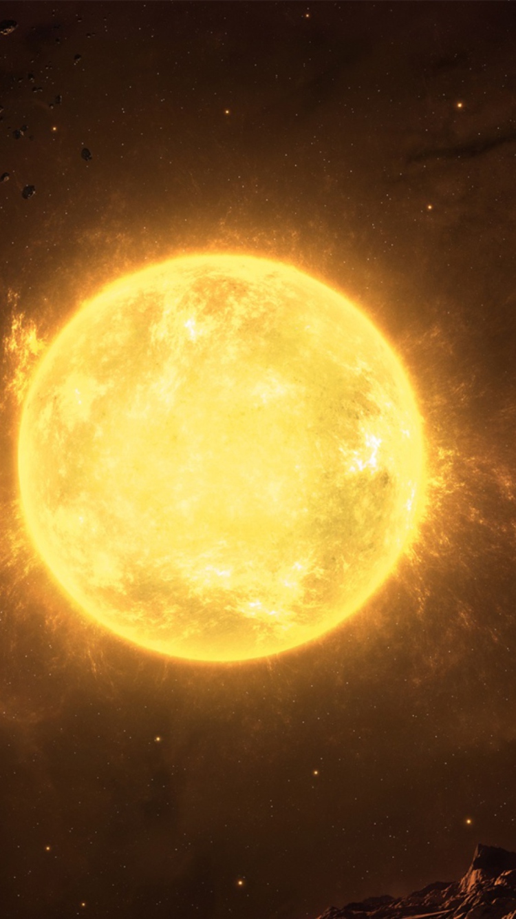 Screenshot №1 pro téma Yellow Sun 750x1334