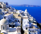 Fira Santorini Greece screenshot #1 176x144