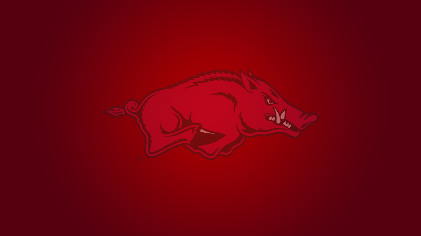 Das Arkansas Razorbacks Wallpaper 1366x768