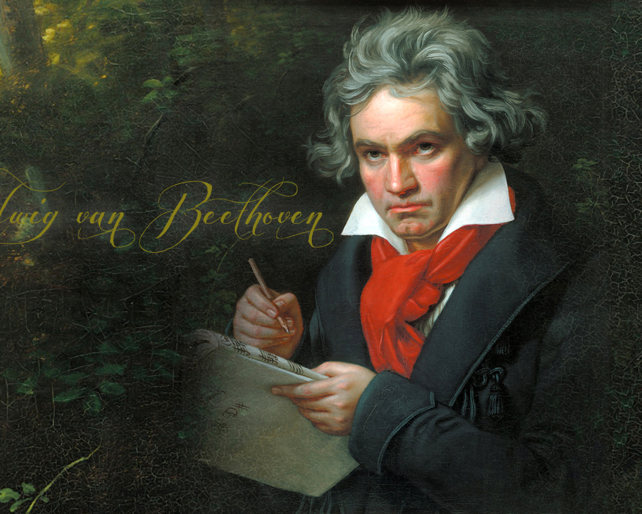 Das Ludwig Van Beethoven Wallpaper 1280x1024
