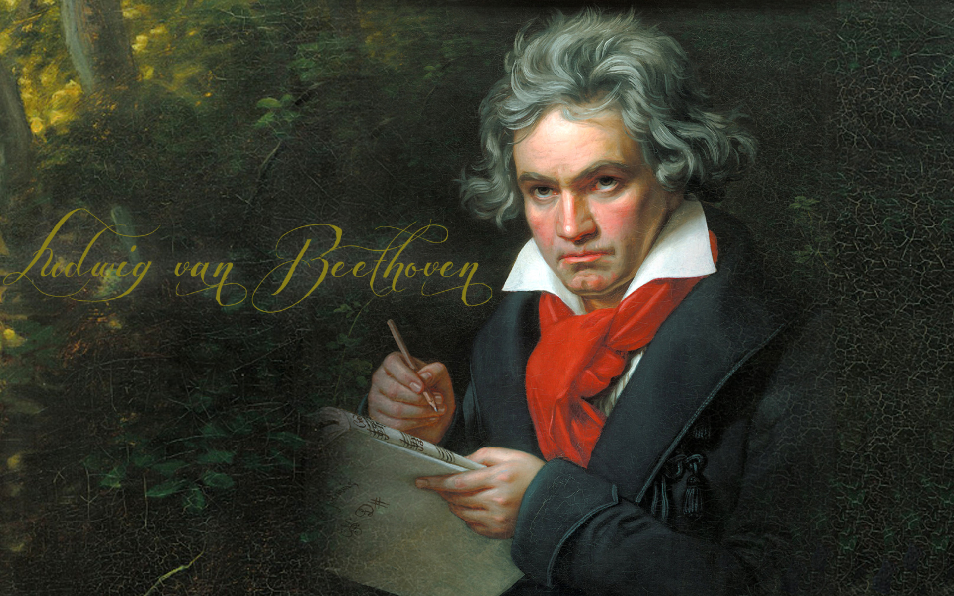 Обои Ludwig Van Beethoven 1920x1200
