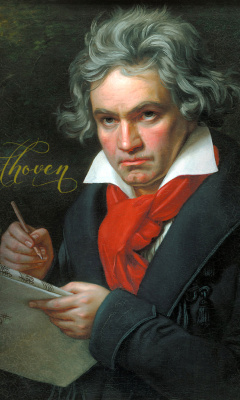 Screenshot №1 pro téma Ludwig Van Beethoven 240x400