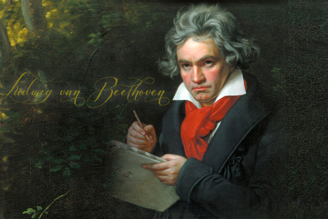 Fondo de pantalla Ludwig Van Beethoven 480x320