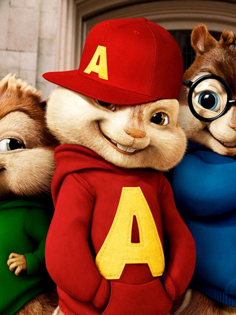 Fondo de pantalla Alvin and the Chipmunks 480x640