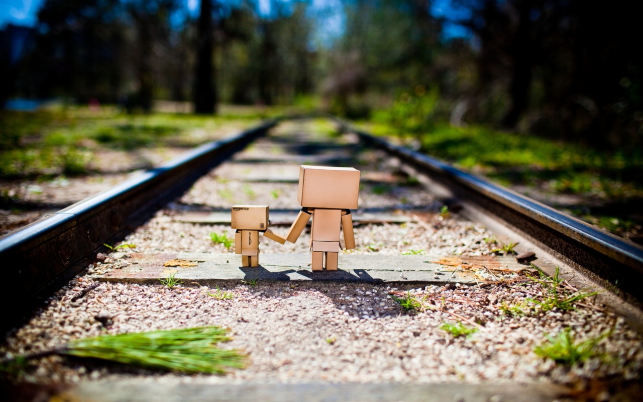 Fondo de pantalla Danbo Family 1280x800