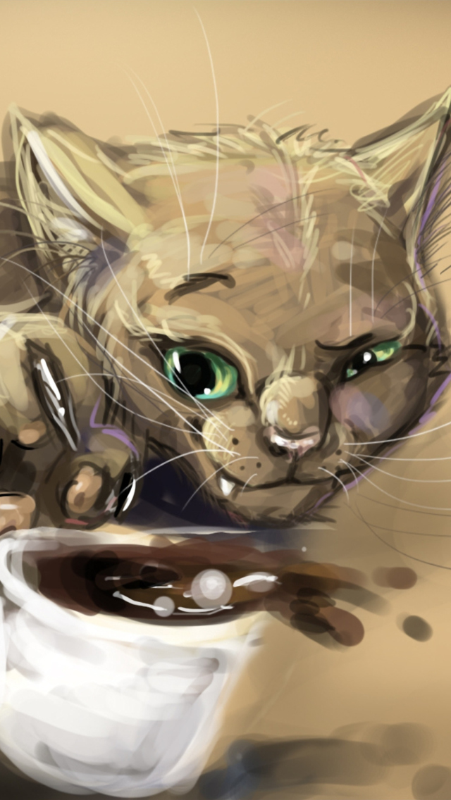 Sketch Of Funny Cat screenshot #1 640x1136