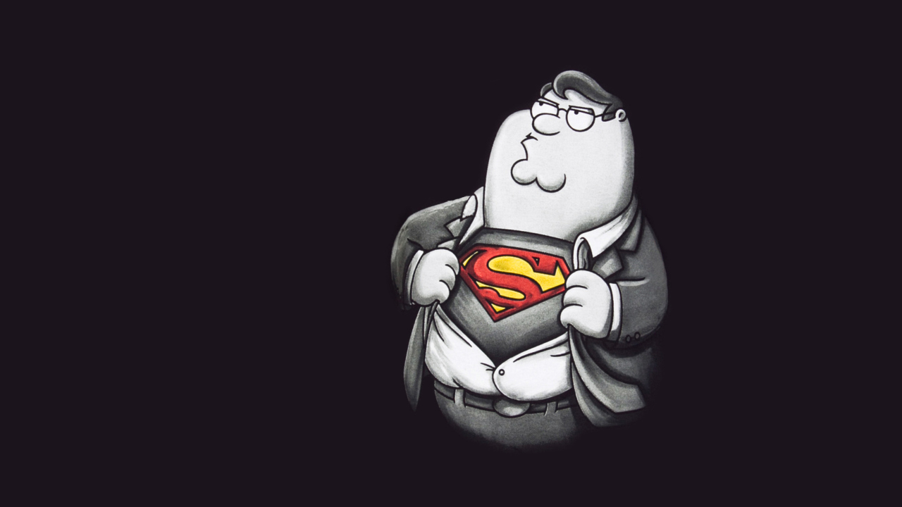 Sfondi Family Guy's Superman 1280x720