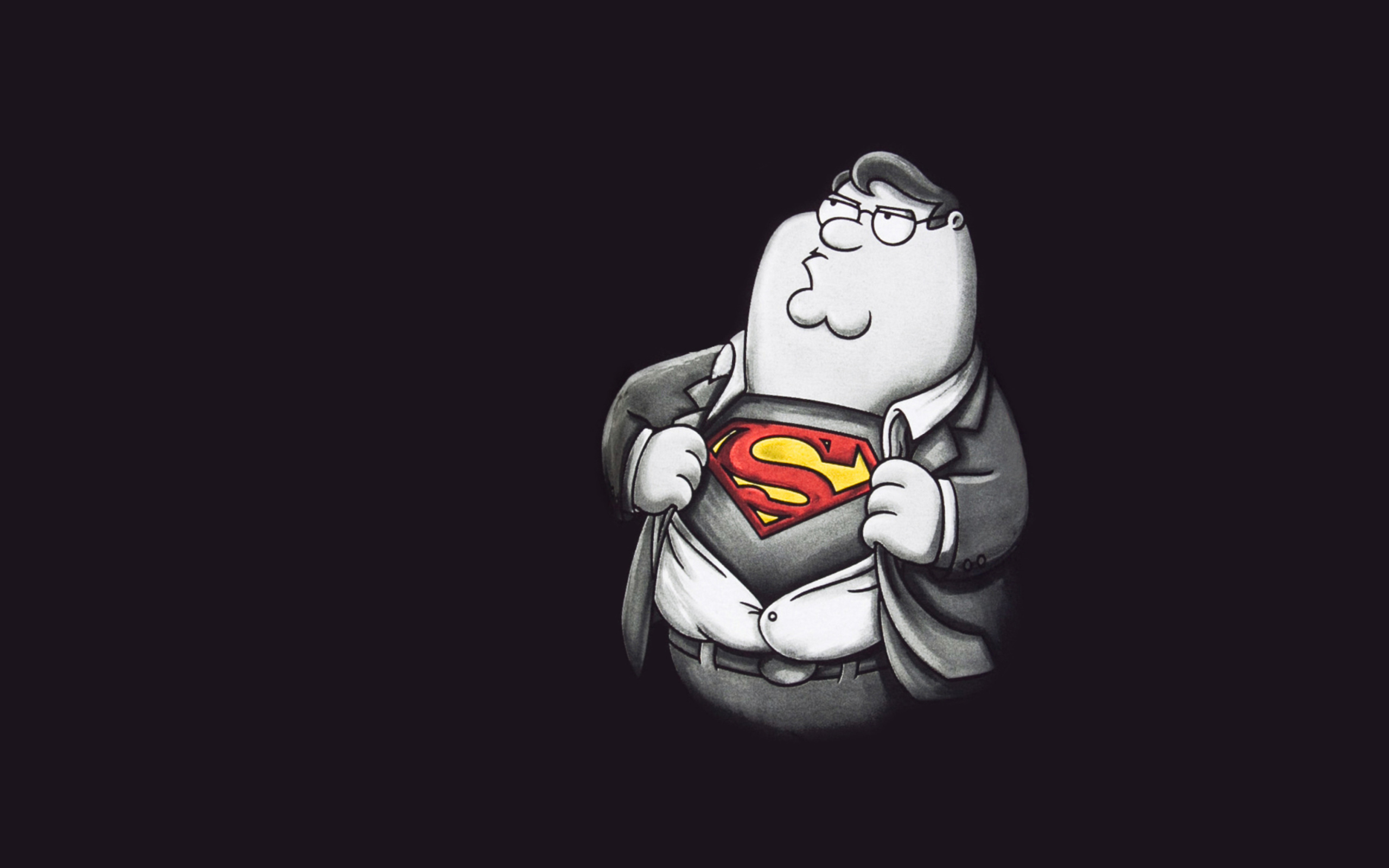 Family Guy's Superman wallpaper 2560x1600