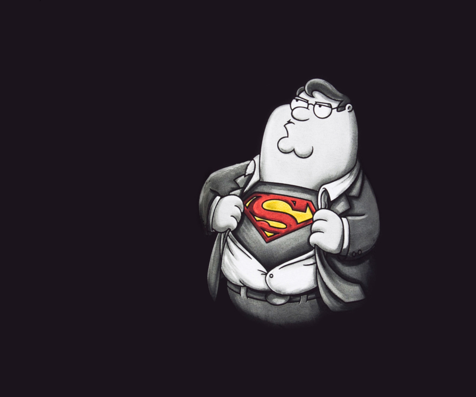 Das Family Guy's Superman Wallpaper 960x800