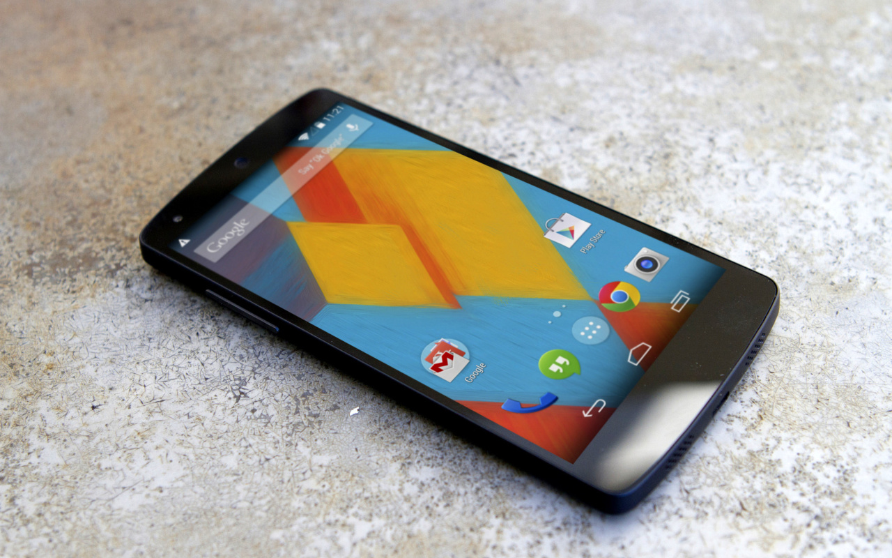 Screenshot №1 pro téma Google Nexus 5 Android 4 4 Kitkat 1280x800