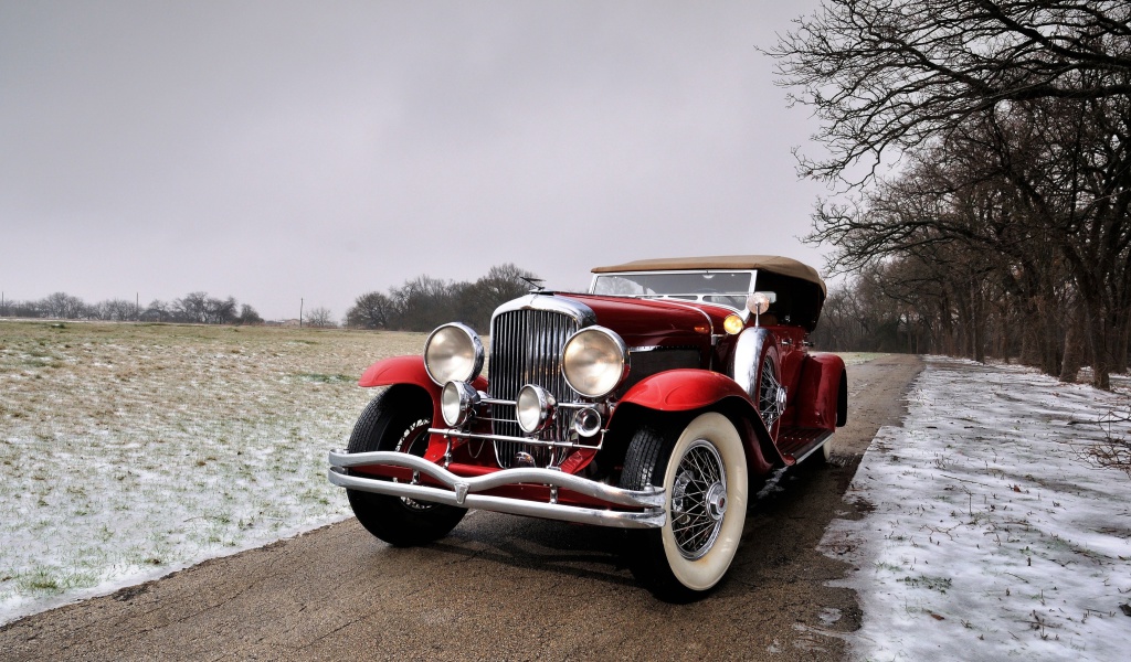 Обои 1932 Duesenberg Dual Cowl Torpedo Phaeton 1024x600