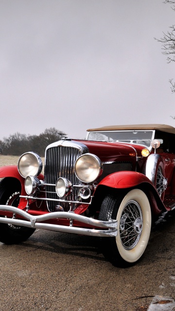 1932 Duesenberg Dual Cowl Torpedo Phaeton wallpaper 360x640