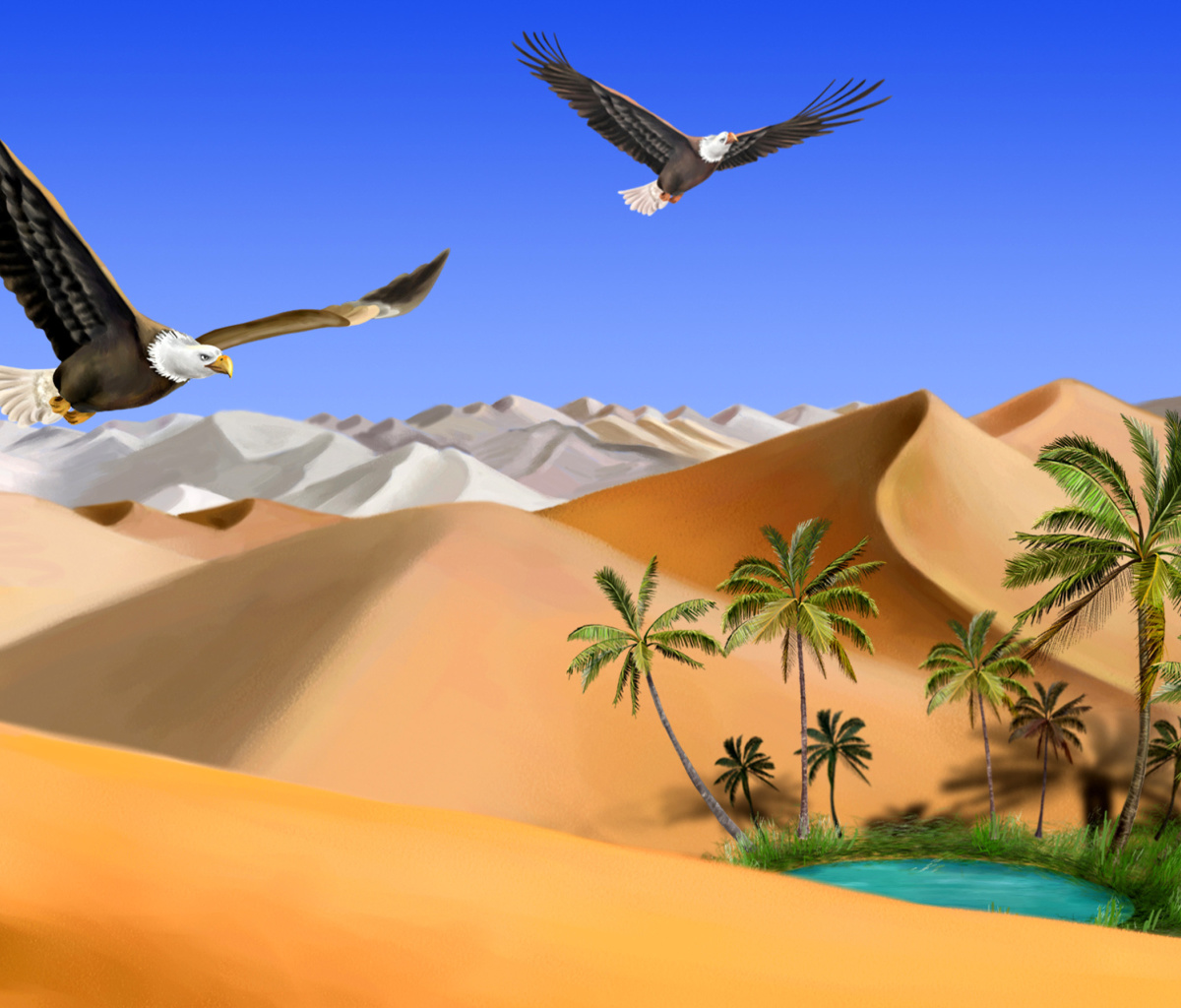 Desert Landscape screenshot #1 1200x1024