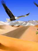 Sfondi Desert Landscape 132x176