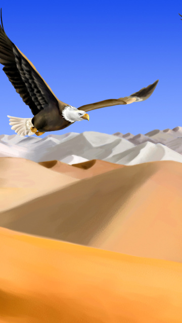 Das Desert Landscape Wallpaper 360x640