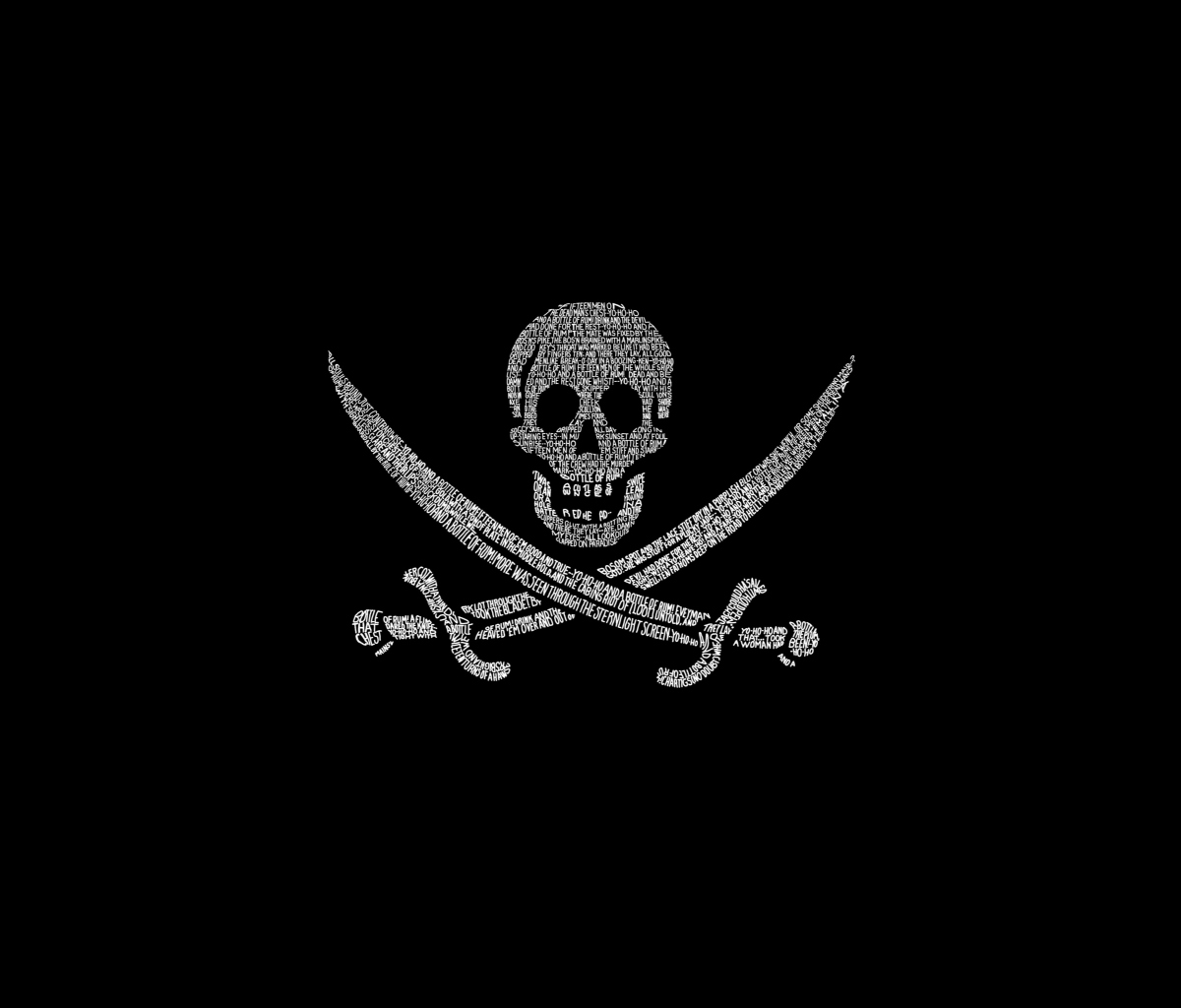 Fondo de pantalla Pirates Flag 1200x1024