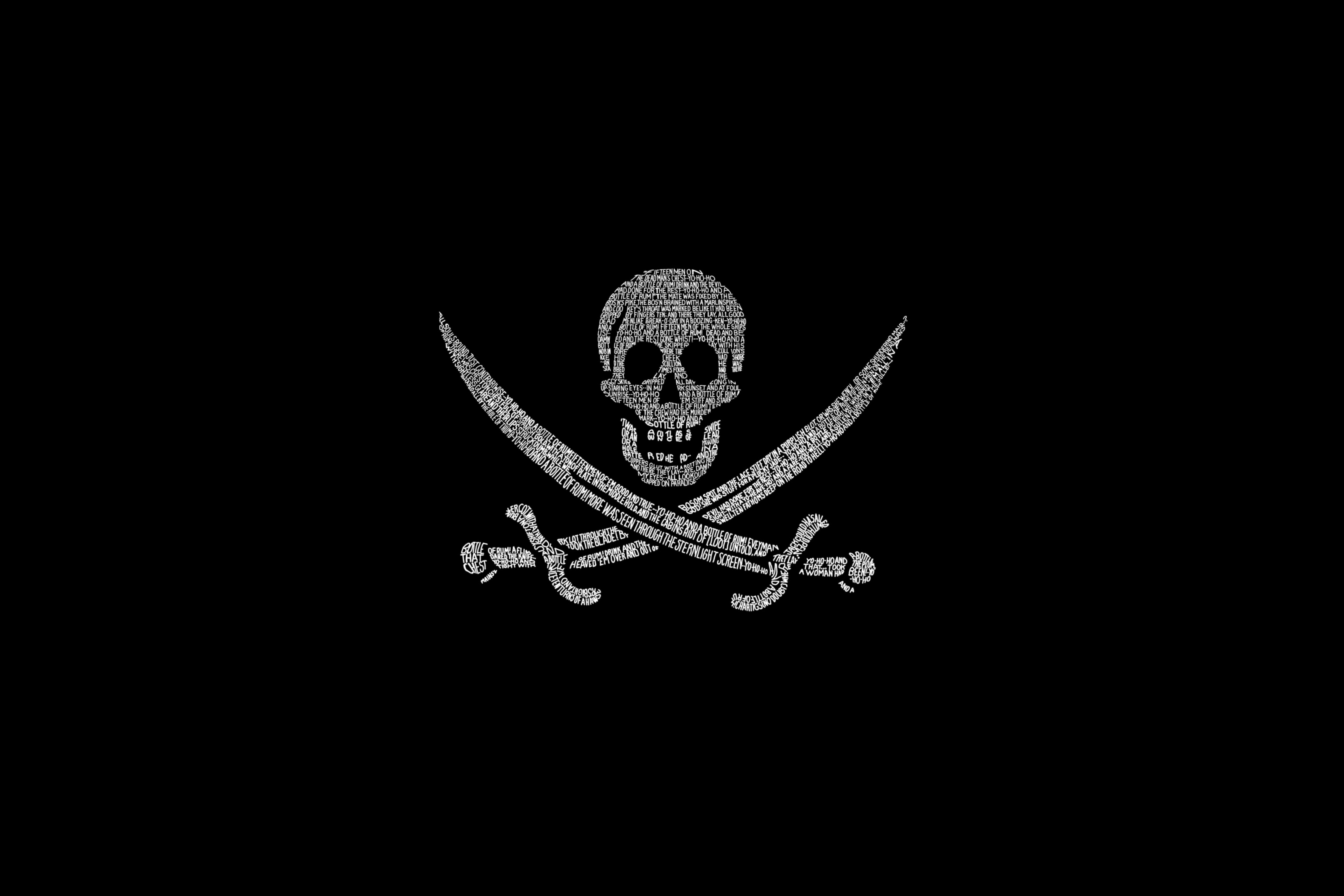 Das Pirates Flag Wallpaper 2880x1920