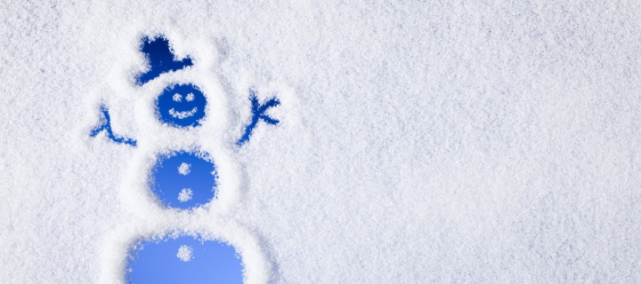 Das Winter, Snow And Snowman Wallpaper 720x320
