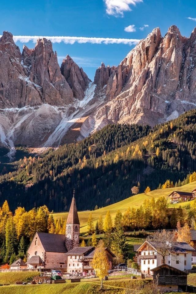 Das Villnoss South Tyrol Wallpaper 640x960