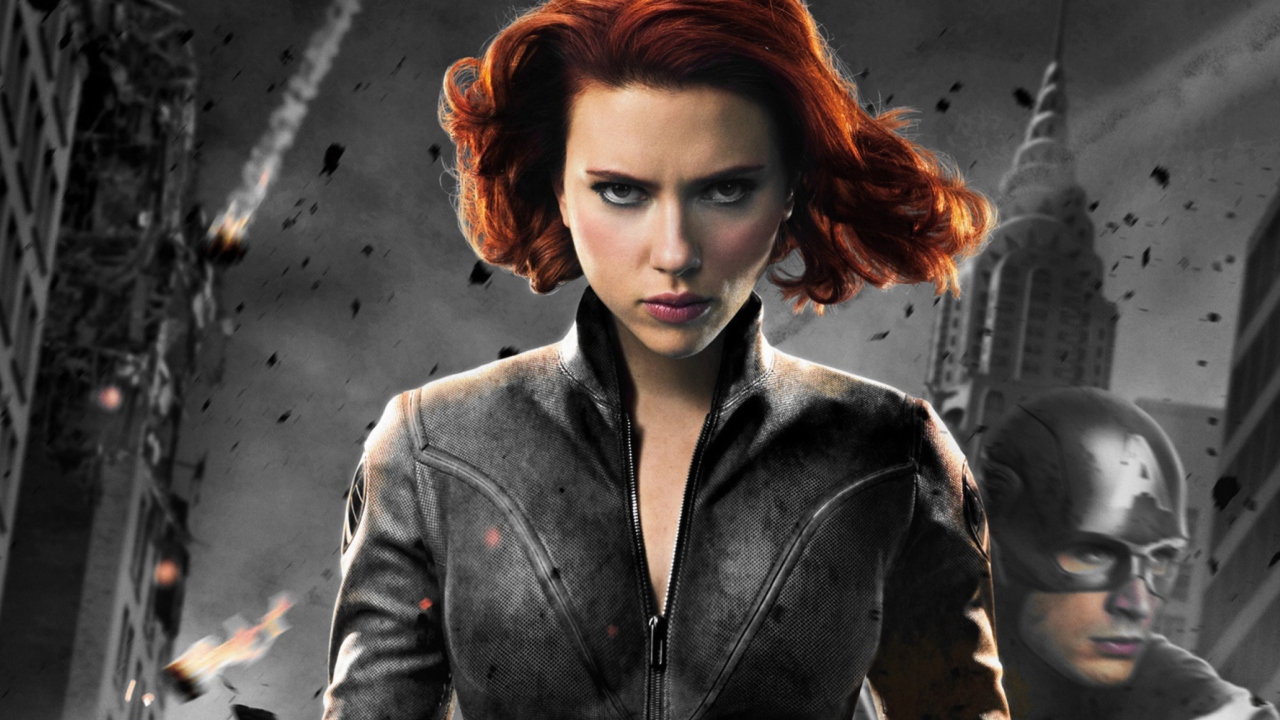 Fondo de pantalla Black Widow - The Avengers 2012 1280x720