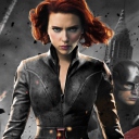 Fondo de pantalla Black Widow - The Avengers 2012 128x128