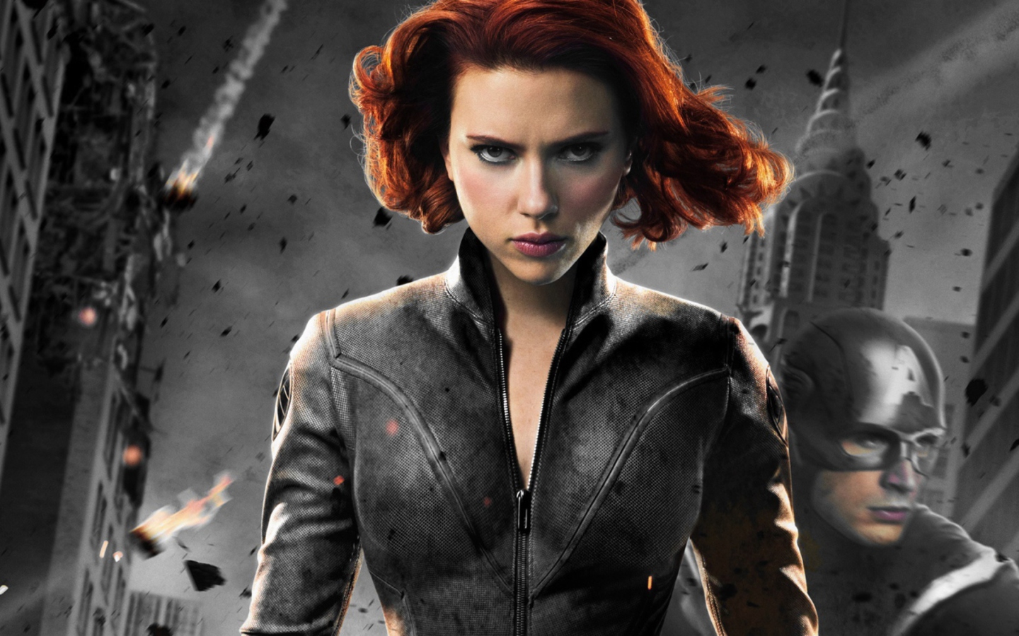 Screenshot №1 pro téma Black Widow - The Avengers 2012 1440x900