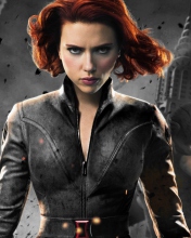 Das Black Widow - The Avengers 2012 Wallpaper 176x220