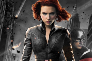 Kostenloses Black Widow - The Avengers 2012 Wallpaper für Android, iPhone und iPad