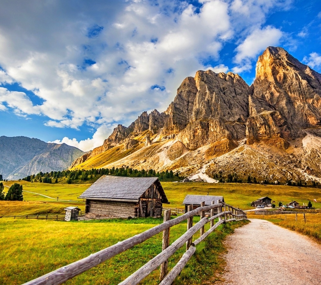 Das South Tyrol and Dolomites Wallpaper 1080x960