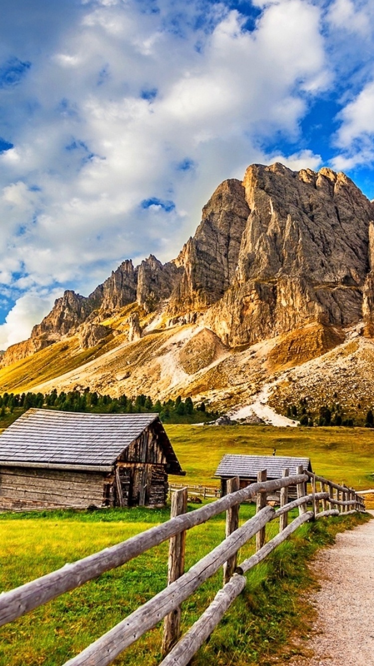 Das South Tyrol and Dolomites Wallpaper 750x1334
