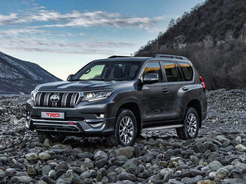 Sfondi 2019 Toyota Land Cruiser Prado 1024x768